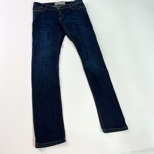 Etienne Marcel Jeans Women's 29 Blue Mid Rise Straight Cut Leg Sexy Fit Denim
